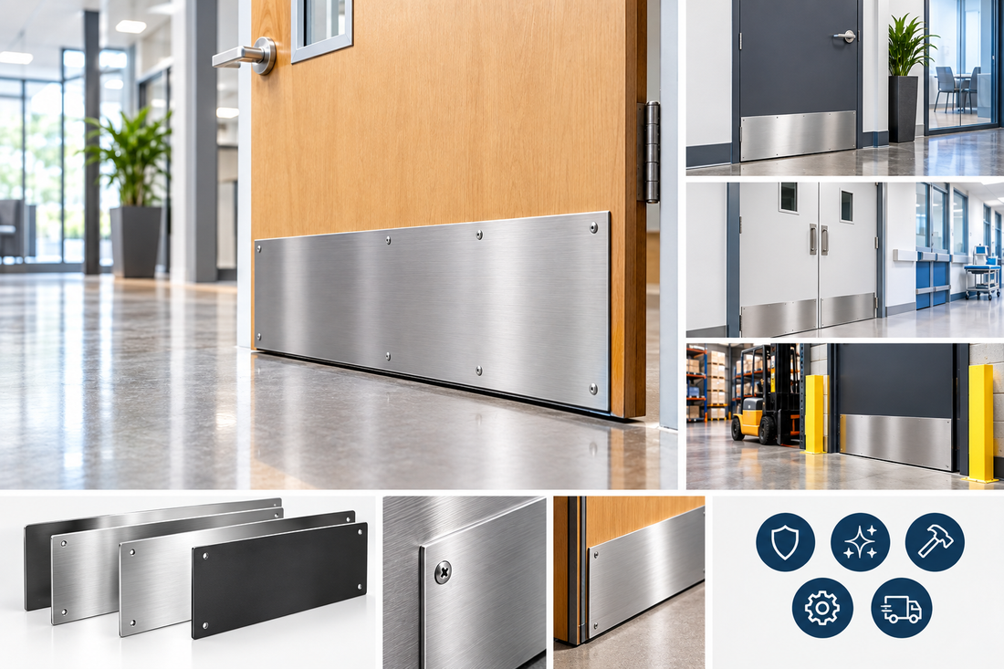Stainless Steel Door Protection Collage